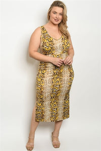 Yellow Slither Midi