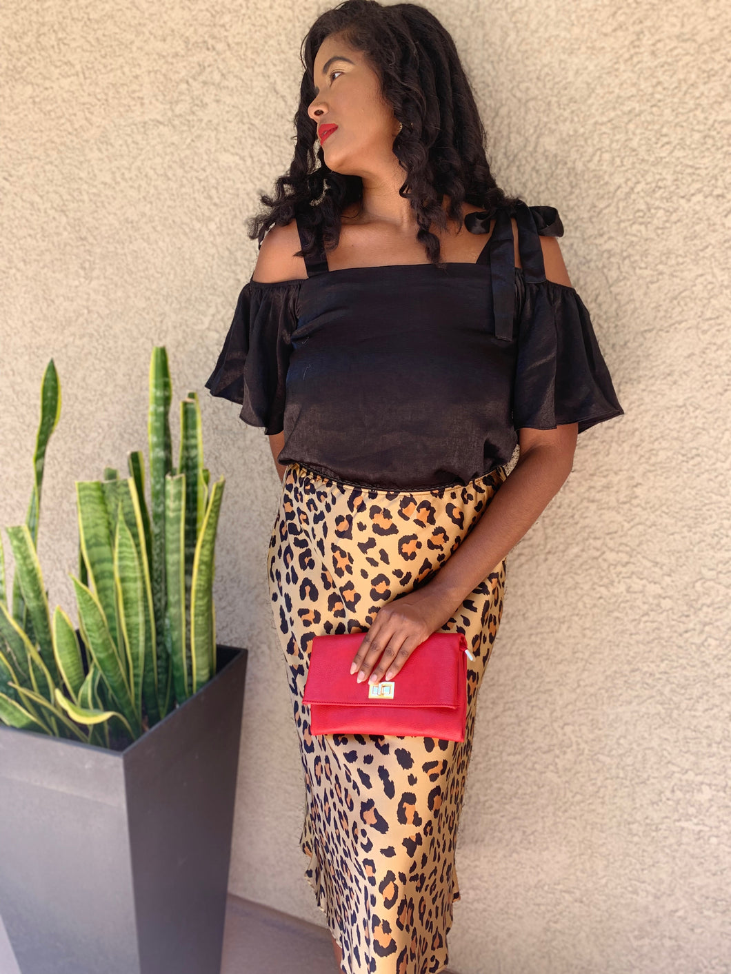 Honey Leopard Skirt